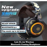 *READY STOCK* Lule EL-A2 Bluetooth Wireless Gaming Headphone Heavy Bass Professional Music Earphone