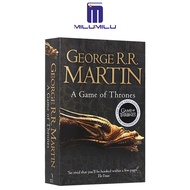 Game Of Thrones (เพลงน้ำแข็งและไฟ #1) หนังสือปกอ่อนโดย George R. R. หนังสือภาษาอังกฤษดั้งเดิม Martin