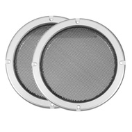 1 Pair Multi-choices Mesh Grille Loudspeaker Round Speaker Protective Mesh Mesh Cover Speaker 4/5 / 6.5 / 8/10 inch