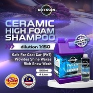 【Kleenson】CFB Ceramic High Foam Shampoo 4L | Dark Purple Snow Foam Car Shampoo | Ceramic Coating Sha