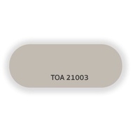 TOA สีทาบ้าน เฉดสี 21001 SuperShield 4 Seasons 1 ลิตร (1/4 แกลอน) สีทาภายนอก สีทาภายใน จับคู่ลงตัว เ