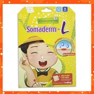 Somaderm - L - Korean Pus / Acne &amp; Wound Healing Stickers - L - Korea, 7.5 x 7.5, 1 Piece / Box