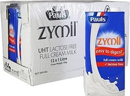 PAULS ZYMIL Full Cream UHT Milk, 12 x 1l