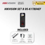 HIKVISION Set B DS-K1T804AEF | Power Adapter | EM Door Lock | Door Lock | Exit Push Button
