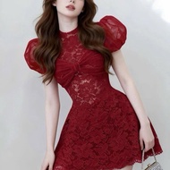 Lace Bow Dress BIGSIZE 60-90kg