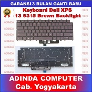 Dell XPS 13 9315 0NY0PX NY0PX Brown Backlight Keyboard