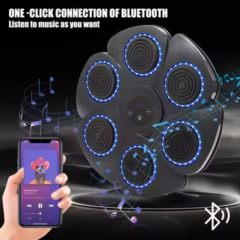 High Quality Fitness Boxing Trainer Target Wall Mount Electronic Boxing Punch Pad Big Target Music B