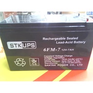 STKUPS Battery 6FM-7 12V-7AH UPS Uninterrupted Power Battery 12V7AH Battery