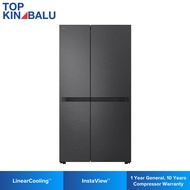[SABAH ONLY] LG 674L GC-B257KQJW (MATTE BLACK) SIDE BY SIDE INVERTER REFRIGERATOR