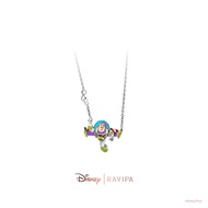 Silver Buzz Lightyear Necklace (CZ Diamond)