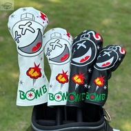 Golf Club cover No. 1 Wooden cover Black White Bomb Iron cover Head cover Golf