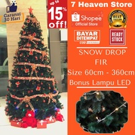 HIJAU Mini Christmas Tree 3 feet 3ft 90cm 1 meter Plain Green Fir JD1788 Christmas Tree