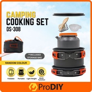 PRODIY Outdoor Camping Cooking Set Camping Cookware Camping Cooking Pot Periuk Camping Pan Set Fryin