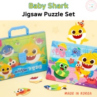 Pinkfong Baby Shark Puzzle Kids Puzzle Kids Jigsaw Puzzle Set 4 Pack Set Bag Puzzle Educational Toys Early Learning Toy Christmas Gift Birthday Gift for Kids