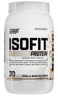 Nutrex Research IsoFit Vanilla Whey Isolate Protein Powder 100% Whey Protein Isolate | Muscle Recove