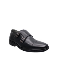 Obermain - Genebra Strap Men Slip On Shoes - BLACK - Original Skin