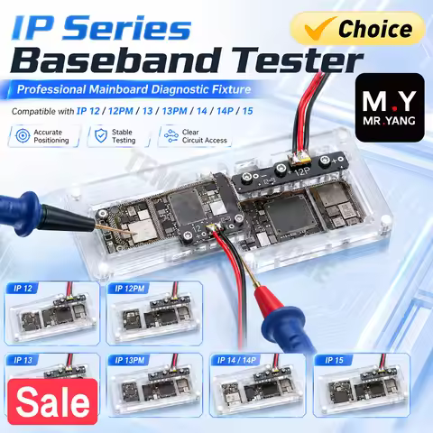 YCS M.Y Mobile Mainboard Baseband Test Holder Circuit Check Jig Probe Test Tool for IP 12-17 PM Freq