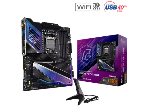 ASRock X870E NOVA WIFI AM5 ATX Motherboard