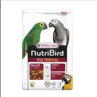 Nutribird P15 (1kg.) original ,Tropical อาหารนกแก้วขนาดใหญ่