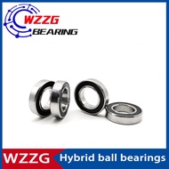 WZZG 1PCS Stainless steel ball bearing S6903-2RS hybrid ceramic ball bearing 17*30*7mm