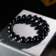 7A Black Tourmaline Bracelet 9mm+(Diversified Hair One) -A2608