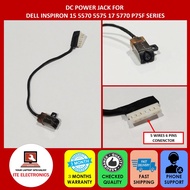 DELL INSPIRON 15 5570 5575 17 5770 P75F SERIES DC POWER JACK CONNECTOR SOCKET WITH CABLE 2K7X2