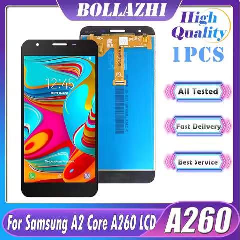 5.0" High Quality For Samsung A2 Core A260 SM-A260F/DS A260G A260F LCD Display Touch Screen Digitize