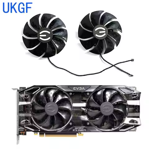 For EVGA RTX 2060 2070 2080 Ti SUPER XC ULTRA Gaming Graphics Card Replacement Fan Cooling Fan 87MM 