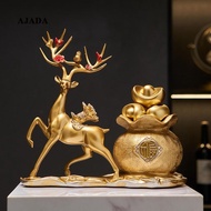 [ Deer Figurines Deer Sculpture Decoration for Bookshelf Living Room Bedroom