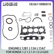 Engine Full gasket set For HONDA CITY CR-Z JAZZ SHUTTLE 1.2L 1.3L 1.4L 1.5L 1.2 1.3 1.4 1.5 L4 GAS 0