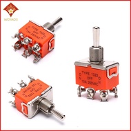 [WY3] Momentary Toggle Switch (ON) OFF (ON) Spring Return 6 Pin Latching Switch [MY]