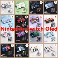 75 Colors Split Design Protective Case Compatible with Nintendo Switch OLED Soft TPU Cover for New 7
