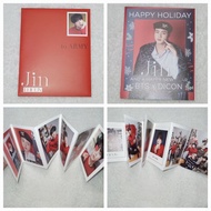 Dicon Magazine 2021 Sharing Accordion Card Calendar Jin Suga BTS Official Merchandise