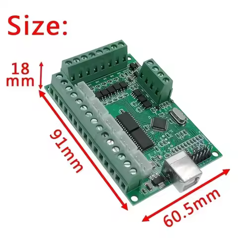 CNC 5 Axis Mach3 Interface Board Breakout Board USB Driver Motion Controller Step Servo Motor For Ro