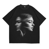 WRLDSTUDIOS_T-Shirt OVER IT Black Cotton Combed 24s 220gsm T-Shirt