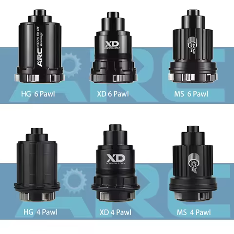 ARC 6 Pawls free hub HG MS XD Bearing free Hub MT009 MT005 MT009BOOST MT039 QR TH Cycling Mountain B