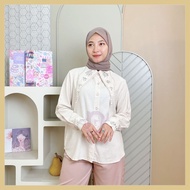 JOVERA - ANARA COLAR KEMEJA BULU KUDA LINEN PREMIUM REALPIC