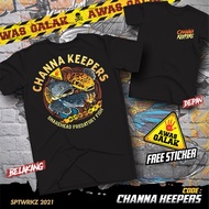 T-shirt-CHANNA KEEPERS, Kaos-CHANNA, T-shirt-SNAKEHEAD