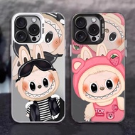 Cartoon Cute Pop Mart Labubu IMD Phone Case For Redmi 14C 14R K40 K50 K60 K70 Pro K50 Gaming K70E A3