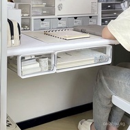 Under Desk Drawer Storage Box Desk Invisible Drawer Under Desk No-Drill Organizer Office Workspace S