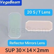 Laser Welding Reflector Mirrors with Holder 30x14x2 / 27x14xT2mm For CQWY SUP WSX qilin Handheld Las