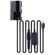 DC CouplerLP-E6 Dummy Battery Set for EOS 5D2 5D3 5D4 6D 6D2 60D 7D 7D2 70D 80D 90D Replacement Powe