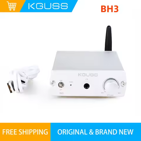 KGUSS BH3 Bluetooth 5.0 Audio Receiver HIFI ES9038Q2M Lossless DAC Headphone Amplifier LDAC APTX-HD 