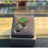 Super beautiful freesize 4-leaf clover ring