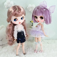 Outfits for ICY Blyth doll purple angel princess dress lady skirt suit for 1/6 blyth