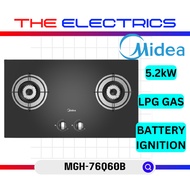 MIDEA 5.2kW DOUBLE BURNER BUILT-IN GLASS HOB MGH-76Q60B