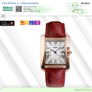 skmei jam tangan fashion wanita - 1085cl - merah skmei