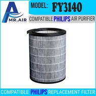MR.AIR Compatible  FY3140 /FY3430 Philips Air Purifier Filter Combine HEPA & Active Carbon for Serie
