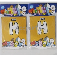 BT21 5-sided Happy Birthday Banner Birthday Banner/