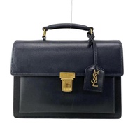 Yves Saint Laurent YSL Paris Laula Handbag Purse leather black Direct from Japan Secondhand